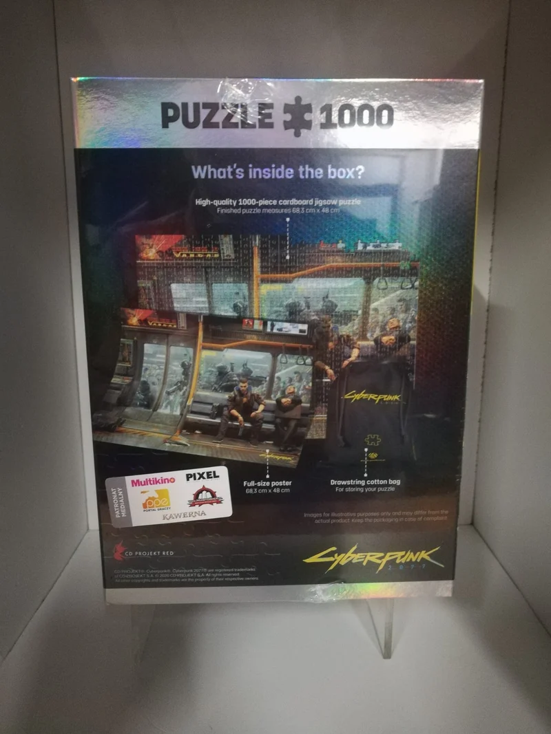 PUZZLE 1000 P.- CYBER PUNK 2077 +POSTER+BEG COTTONE