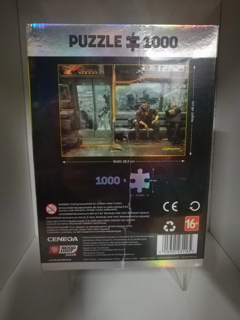PUZZLE 1000 P.- CYBER PUNK 2077 +POSTER+BEG COTTONE