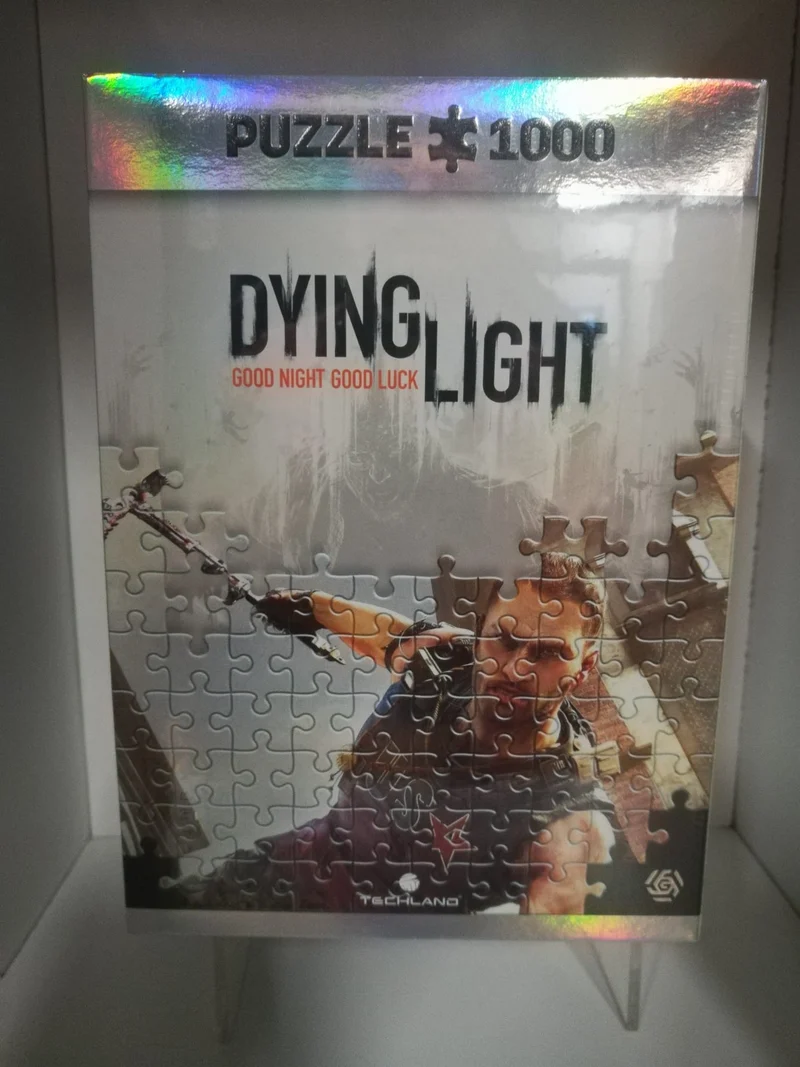 PUZZLE 1000 P.- DYING LIGHT +POSTER+BAG COTTONE