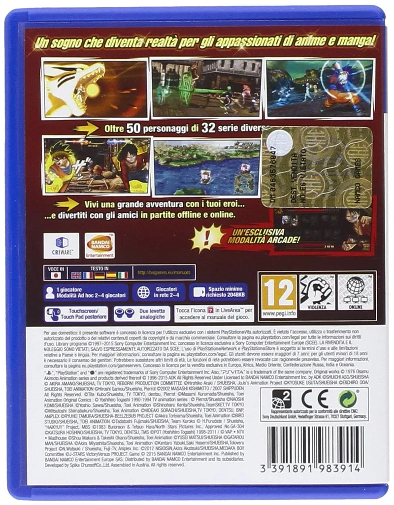 J-STARS VICTORY VS + PS VITA (versione italiana)