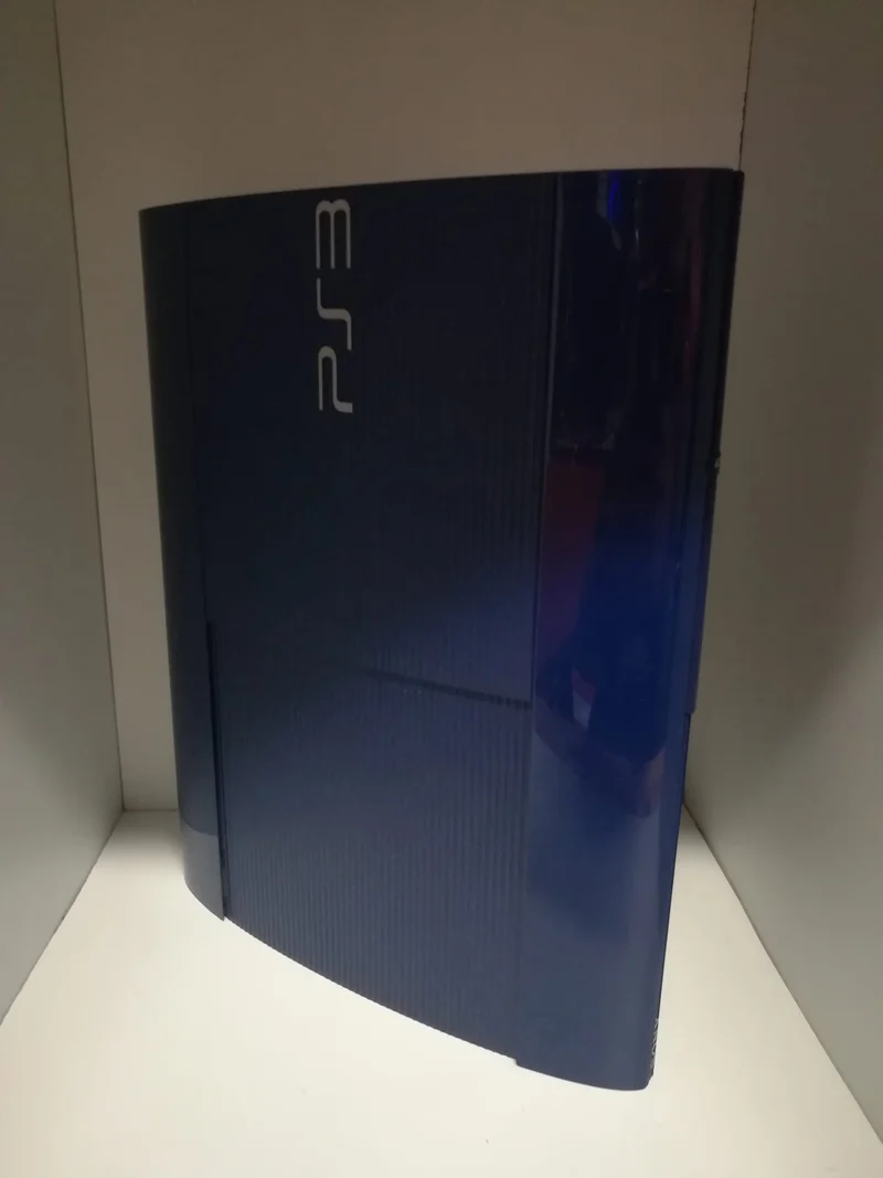 CONSOL PS3 SUPER SLIM BLU 60 GB (usato garantito)(con 2 controller)(senza scatola)