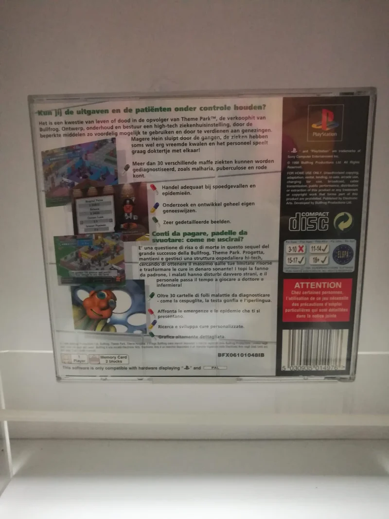 THEME HOSPITAL PS1 (usato garantito)