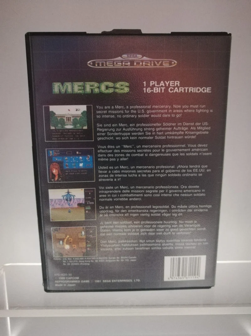 MERCS SEGA MEGA DRIVE (usato garantito)(manca il manuale)