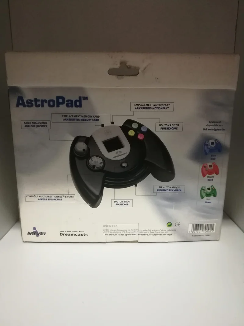 CONTROLLER- DREAMCAST- ASTRO PAD -PERFORMANCE by INTERACT