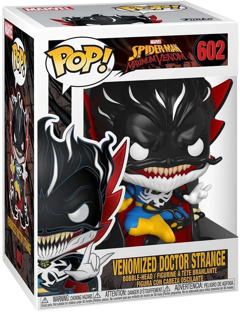 POP!FUNKO MARVEL SPIDER-MAN MAXIMUM VENOM-VENOMIZED DOCTOR STRANGE-602