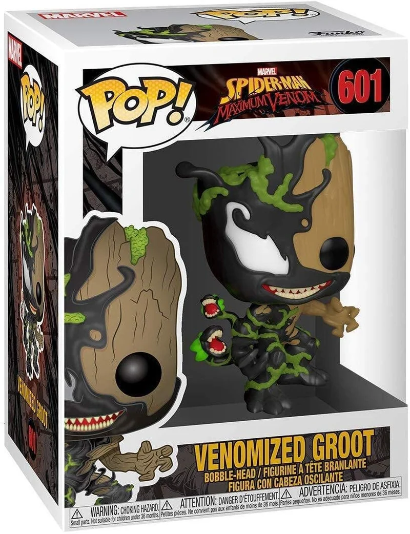 POP!FUNKO MARVEL SPIDER-MAN MAXIMUM VENOM-VENOMIZED GROOT-601