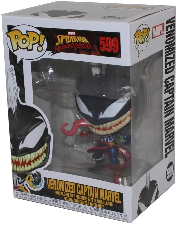 POP!FUNKO MARVEL SPIDER-MAN MAXIMUM VENOM-VENOMIZED CAPTAIN MARVEL-599