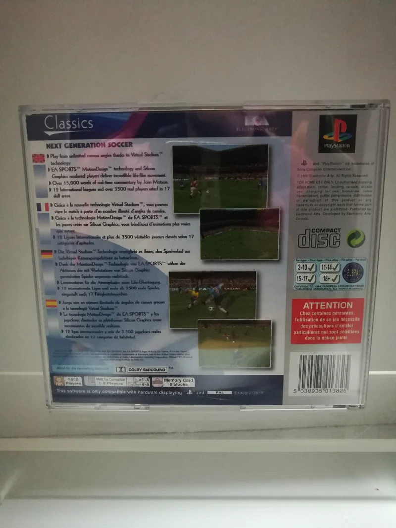 FIFA SOCCER 96 PS1 (usato garantito)