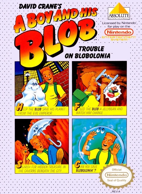 A Boy and His Blob Trouble on Blobolonia - Nintendo NES