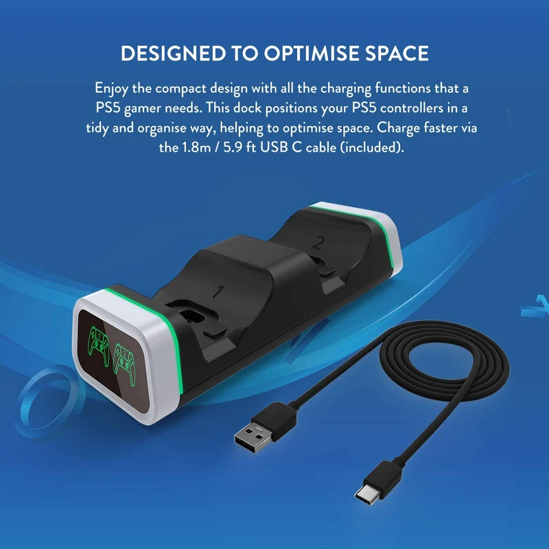 PlayStation 5 DualSense (doppia slot), Stazione di ricarica per controller PS5 ufficiali