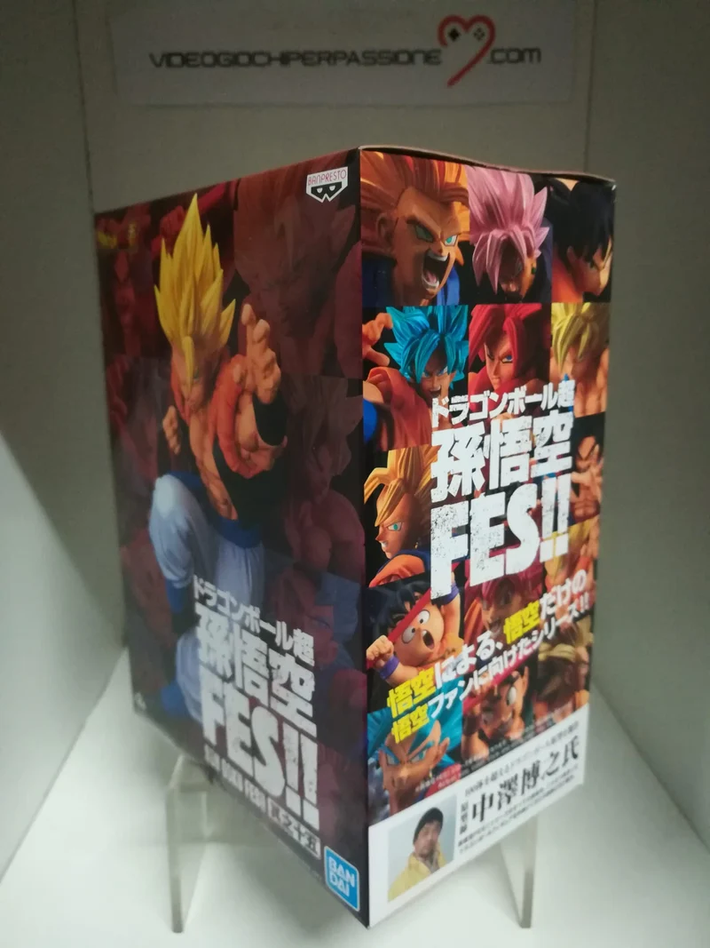 Dragonball Super Son Goku Fes Statue Super Saiyan Gogeta 20 cm