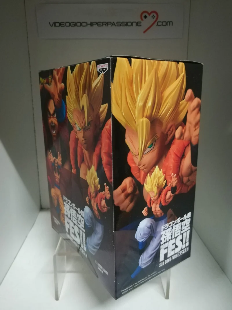 Dragonball Super Son Goku Fes Statue Super Saiyan Gogeta 20 cm