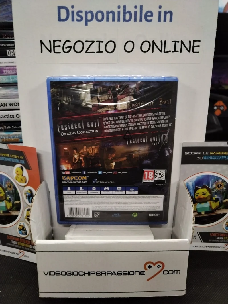 RESIDENT EVIL ORIGINS COLLECTION PS4 EDIZIONE INGLESE