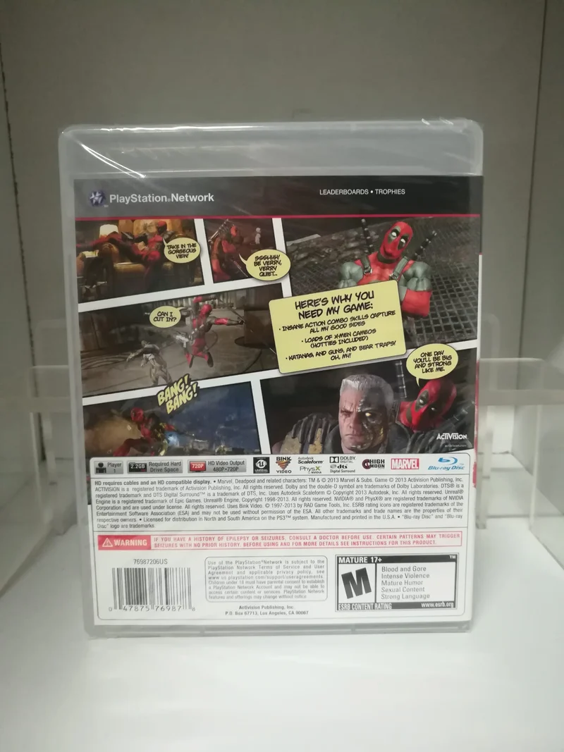 DEADPOOL PS3 VERSIONE AMERICANA