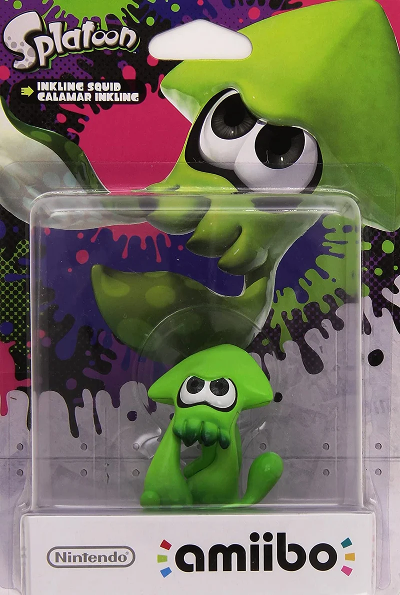 SPLATOON INKLING SQUID CALAMAR AMIIBO NINTENDO