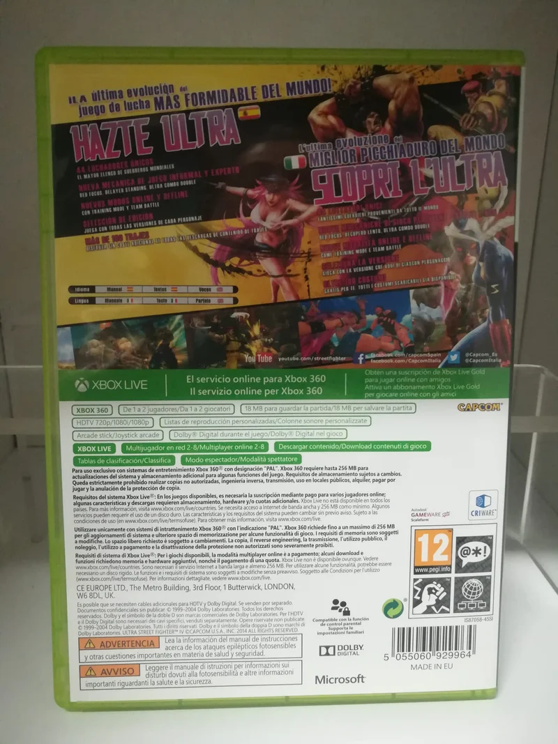 ULTRA STREET FIGHTER IV XBOX 360 (usato garantito)