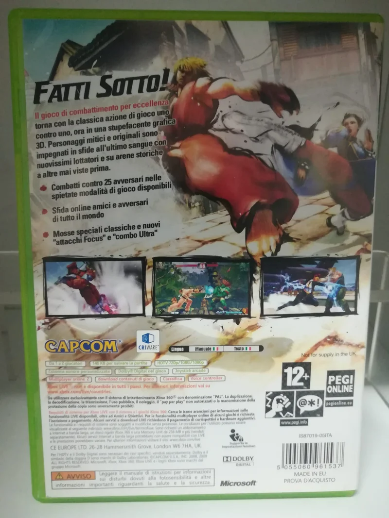 STREET FIGHTER IV XBOX 360 (usato garantito)