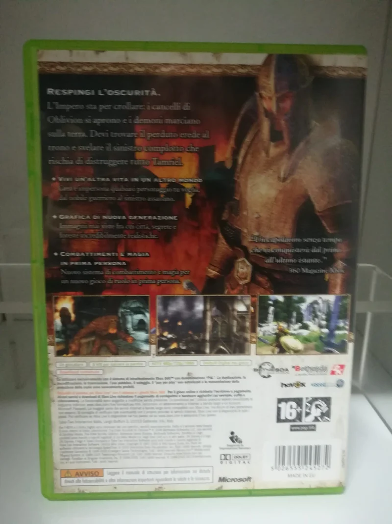 THE ELDER SCROLLS IV -OBLIVION-XBOX 360 (usato garantito)