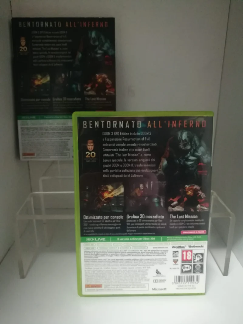 DOOM 3 BFG EDITION XBOX 360 (usato garantito)