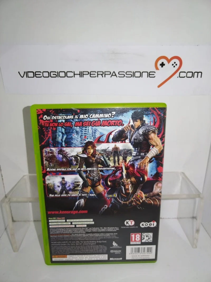 FIST OF THE NORTH STAR: KEN'S RAGE XBOX 360-KEN SHIRO(usato garantito)
