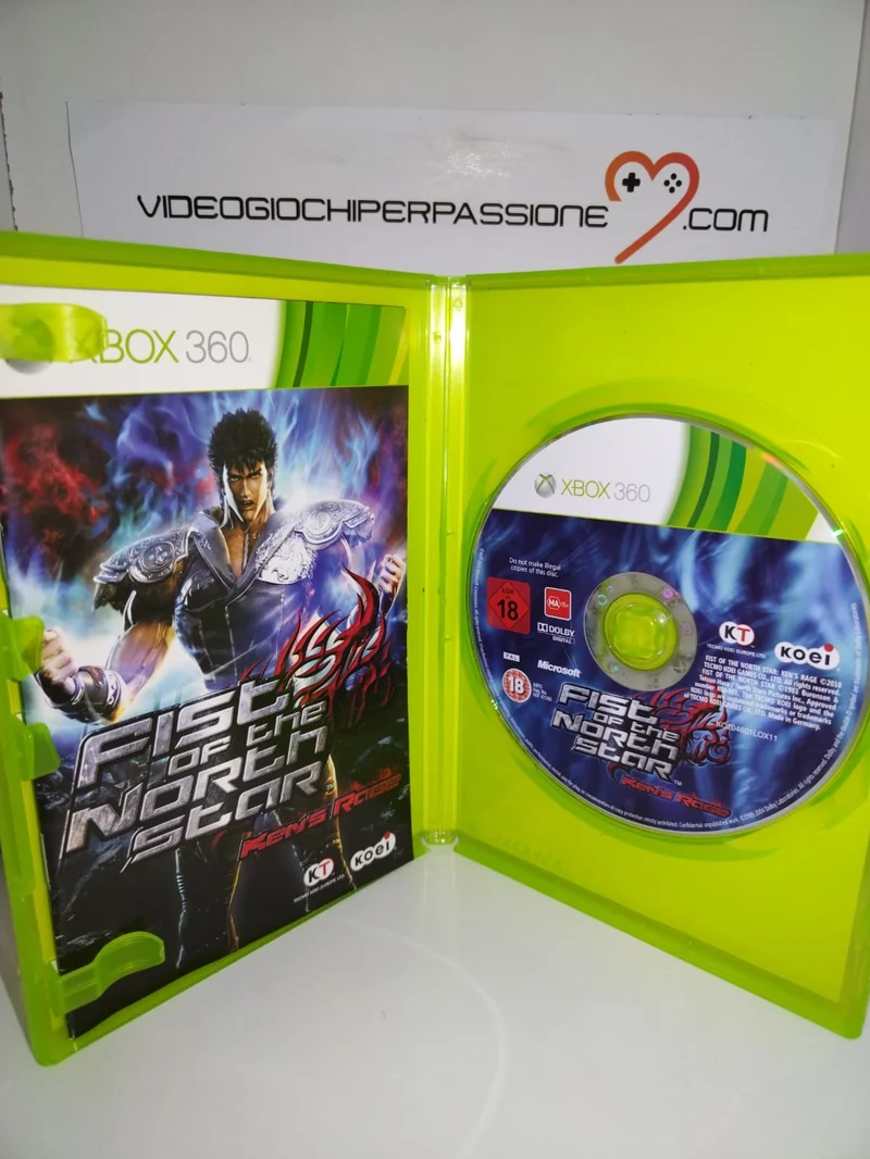 FIST OF THE NORTH STAR: KEN'S RAGE XBOX 360-KEN SHIRO(usato garantito)