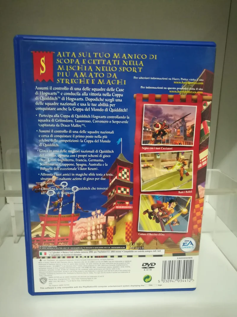 HARRY POTTER LA COPPA DEL MONDO DI QUIDDITCH PS2 (versione italiana)(usato garantito)
