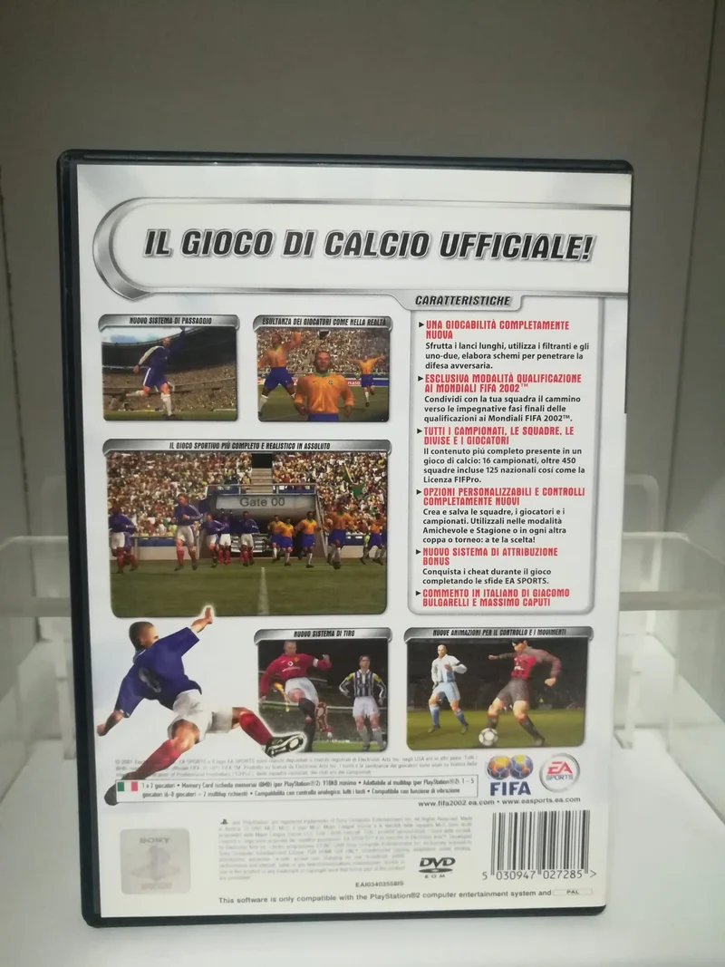 FIFA FOOTBALL 2002 PS2 (usato garantito)(versione italiana)