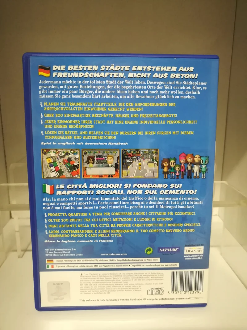 METROPOLISMANIA PS2 (usato garantito)