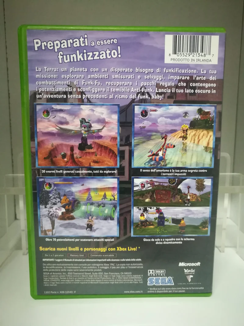 TOEJAM E EARL III XBOX (completamente in italiano -usato garantito)