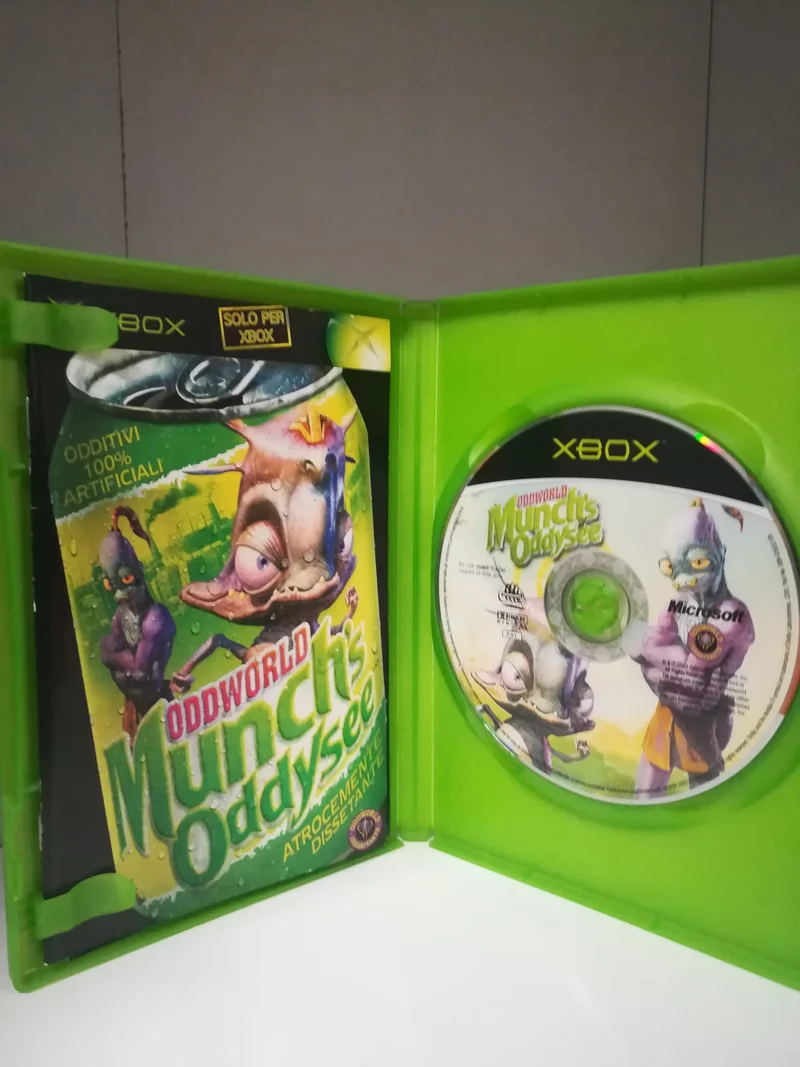ODDWORLD MUNCH'S ODDYSEE XBOX (completamente in italiano-usato garantito)