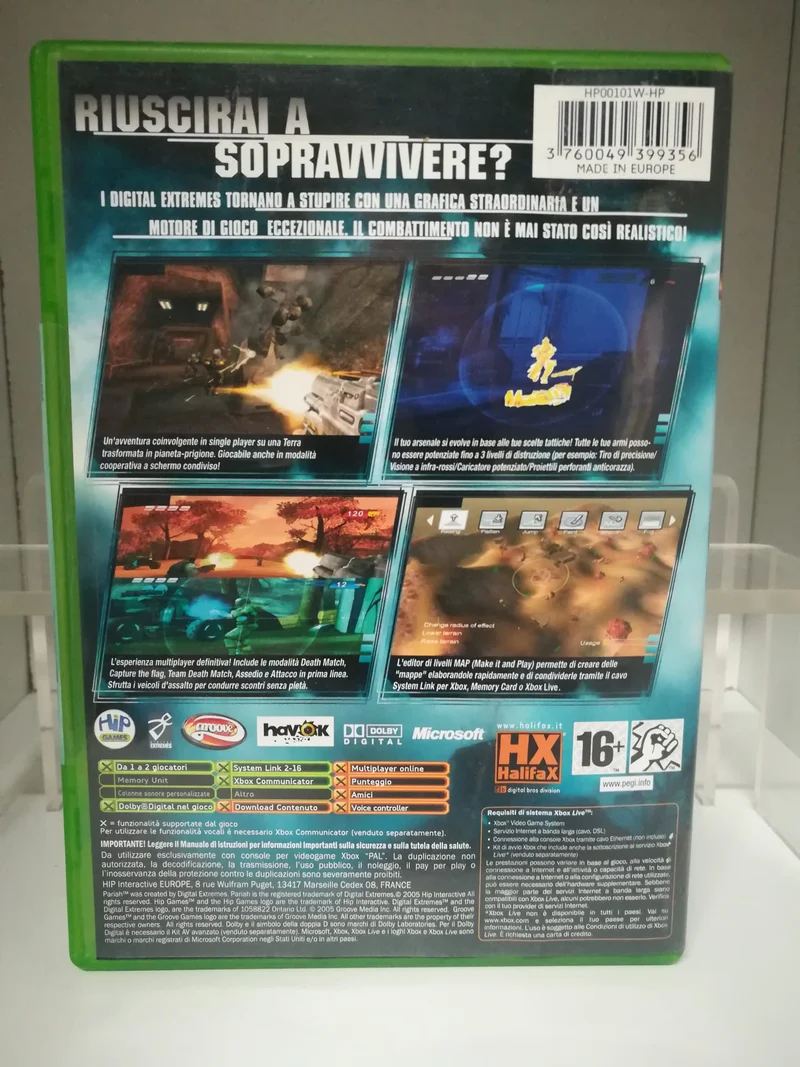 PARIAH XBOX (completamente in italiano-usato garantito)