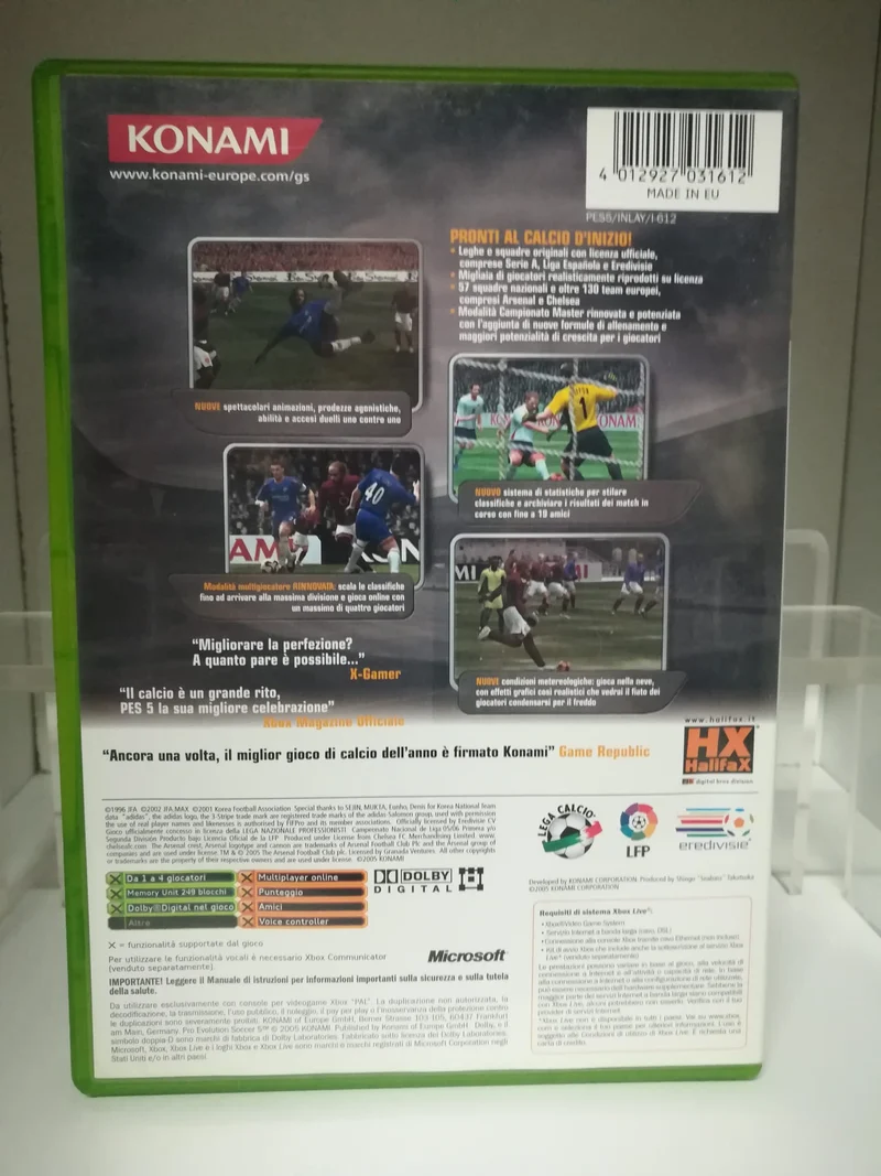 PRO EVOLUTION SOCCER 5 XBOX (versione italiana-usato garantito)