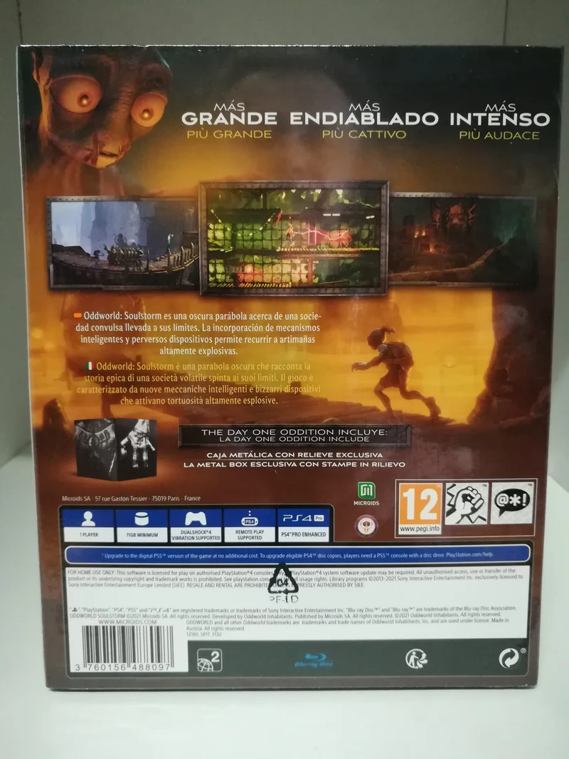 Oddworld: Soulstorm - Day One Oddition Steel Book Edition - PlayStation 4 Edizione Italiana