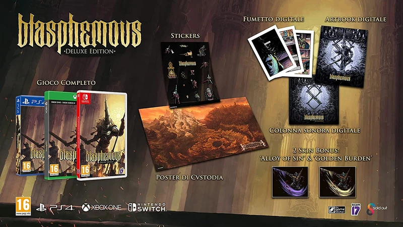 Blasphemous Deluxe Edition Nintendo Switch Edizione Regno Unito