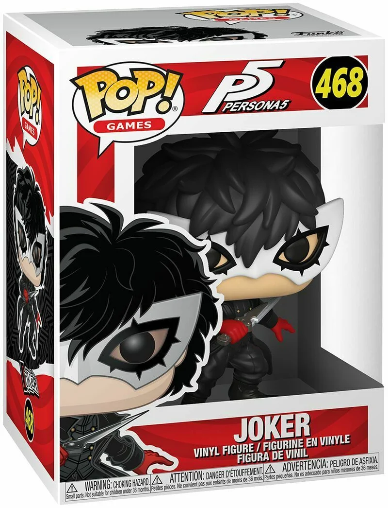 Persona 5 POP! FUNKO Games The Joker N-468 9 cm