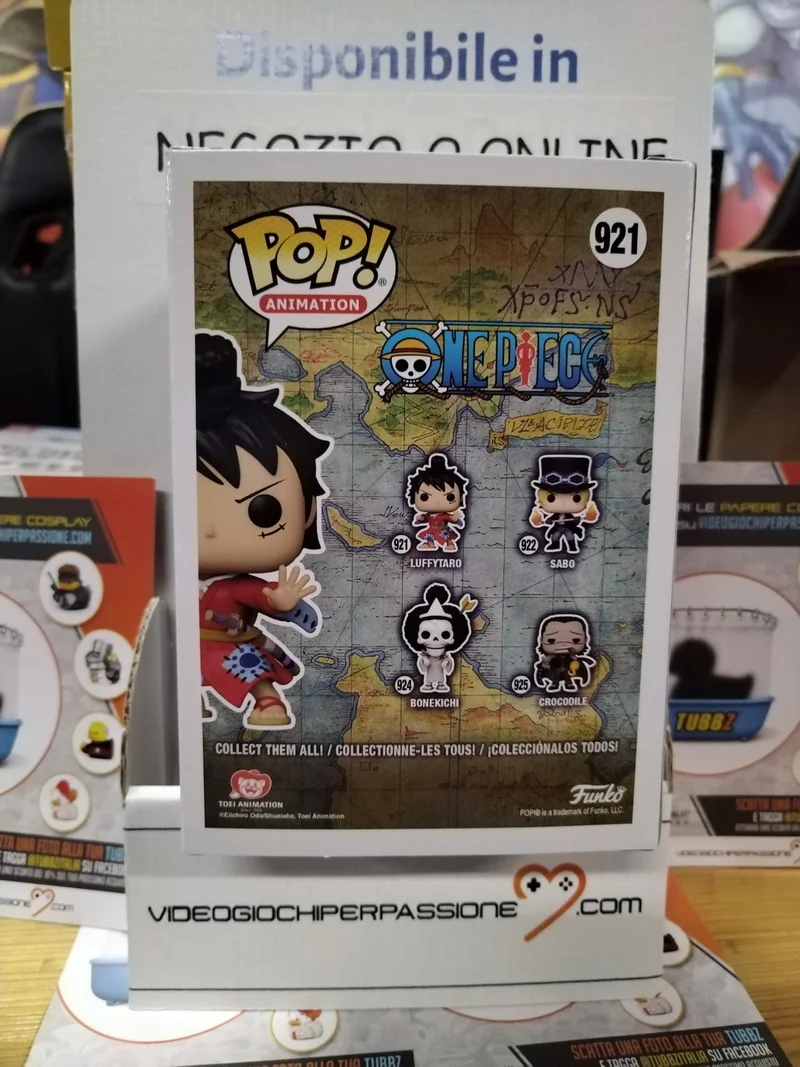 One Piece POP! Animation Luffy in Kimono 9 cm