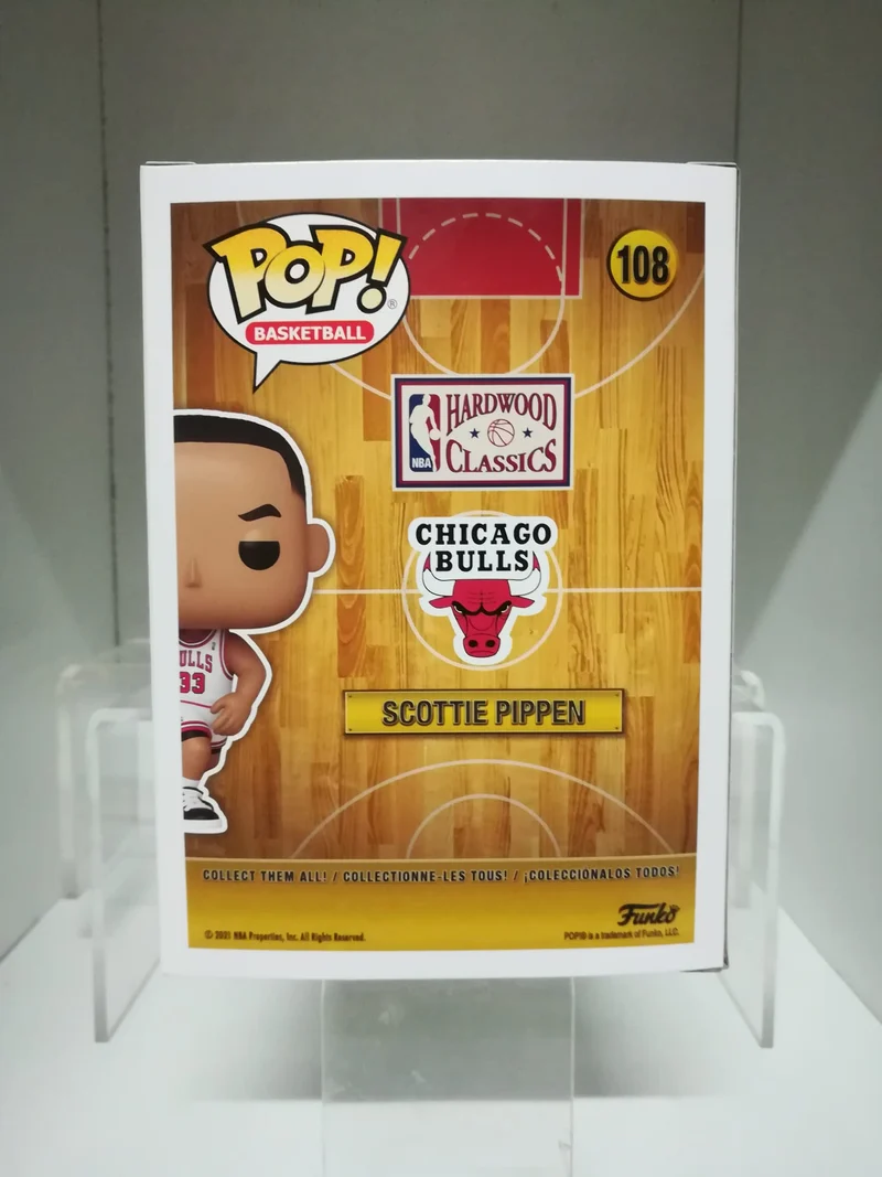 NBA Legends POP! Sports Vinyl Figur Scottie Pippen (Bulls Home) 9 cm