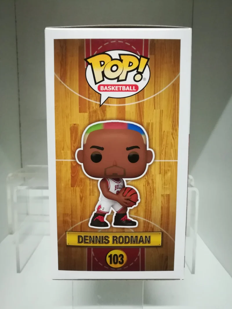 NBA Legends POP! Sports Vinyl Figur Dennis Rodman (Bulls Home) 9 cm