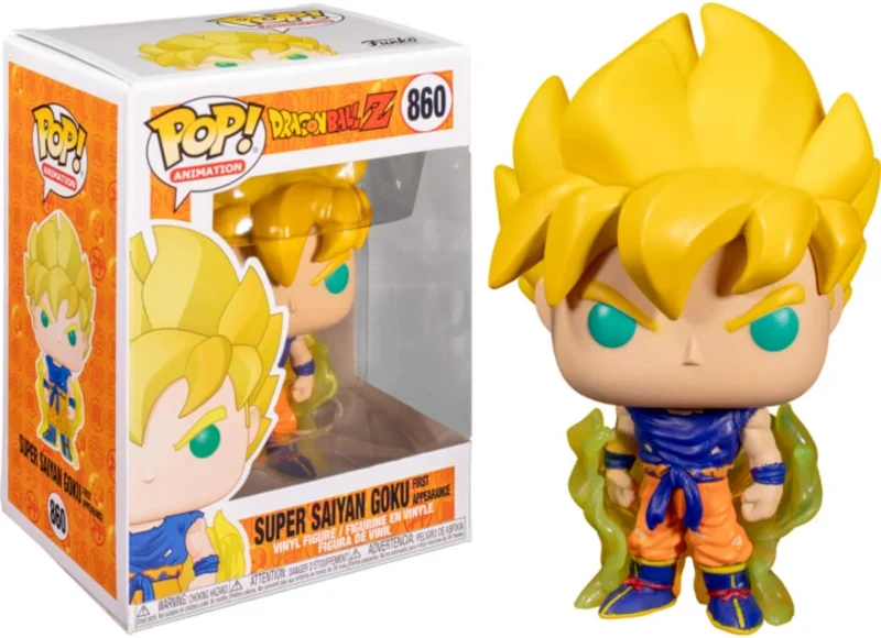Dragon Ball Z POP! Animation Vinyl Figure SS Goku (First Appearance) 9 cm