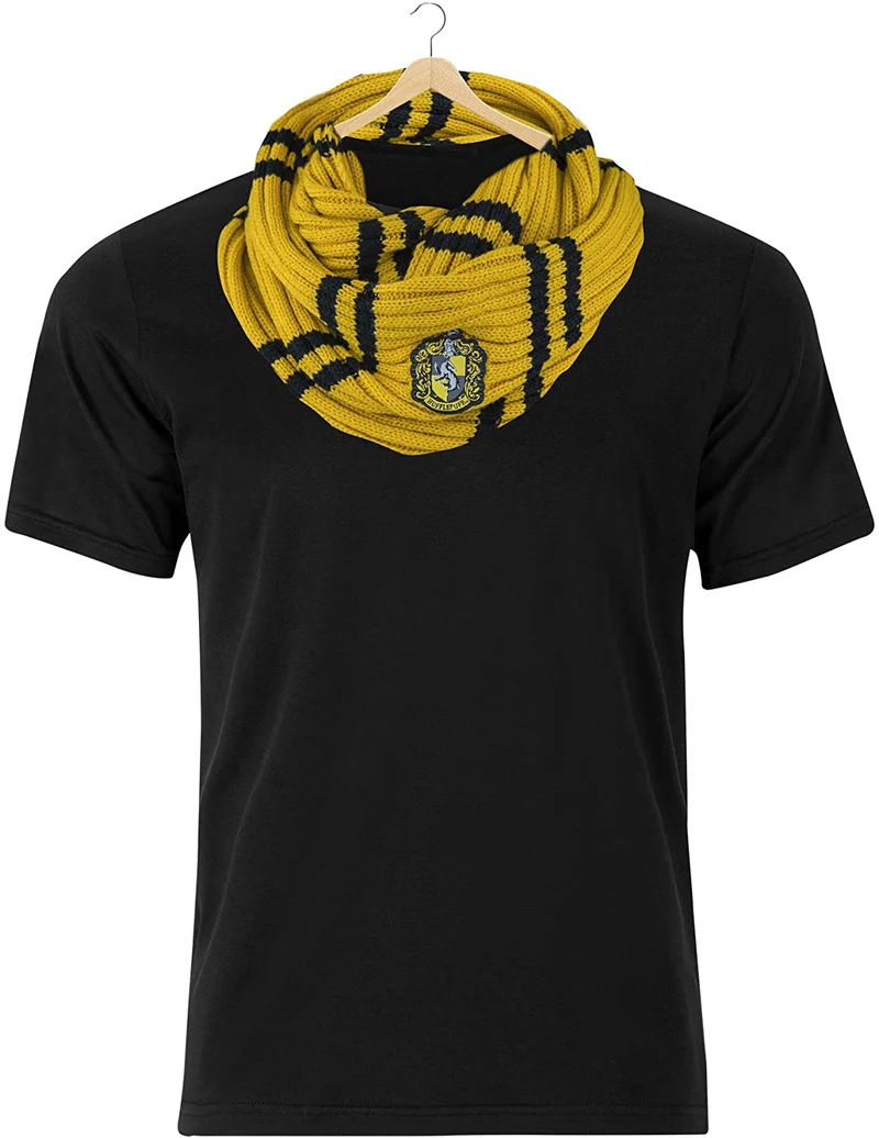 SCIARPA COLLO - HARRY POTTER-TASSOROSSO-SERPEVERDE-CORVONERO-GRIFONDORO