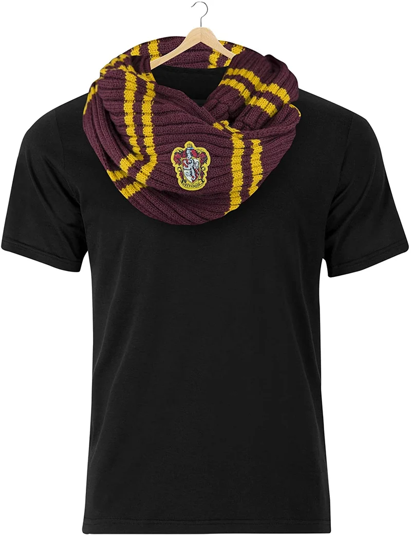 SCIARPA COLLO - HARRY POTTER-TASSOROSSO-SERPEVERDE-CORVONERO-GRIFONDORO