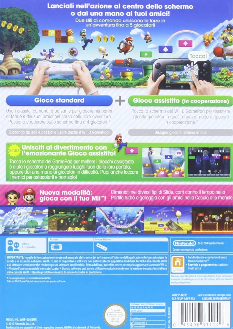NEW SUPER MARIO BROS. U NINTENDO WIIU (versione italiana)