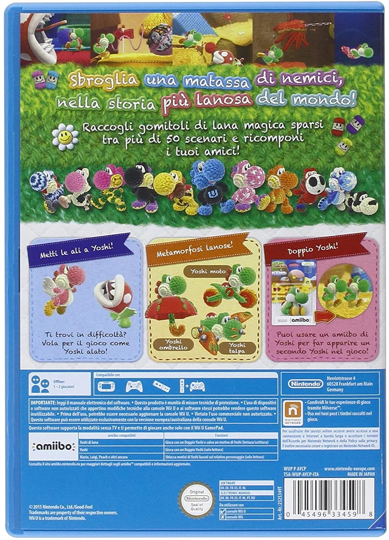YOSHI'S WOOLLY WORLD NINTENDO WIIU (versione italiana)