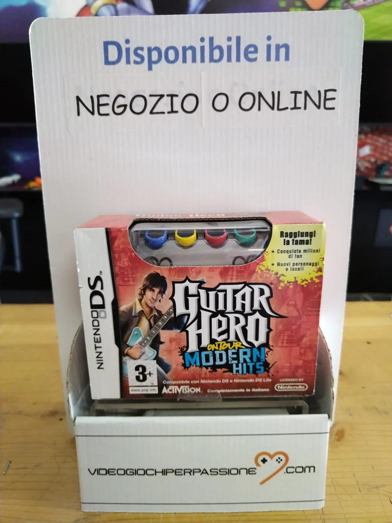 GUITAR HERO ONTOUR MODERN HITS NINTENDO DS-DS lite (completamente in italiano)