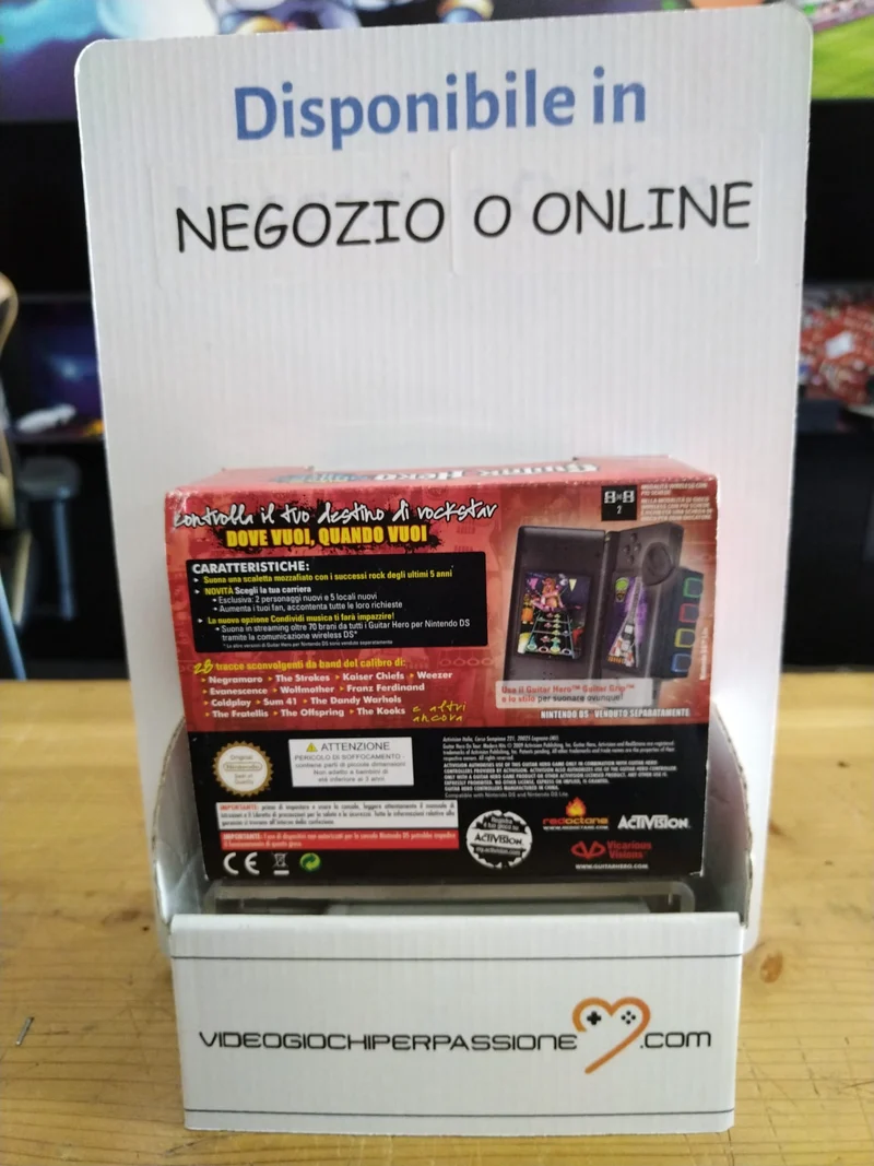 GUITAR HERO ONTOUR MODERN HITS NINTENDO DS-DS lite (completamente in italiano)