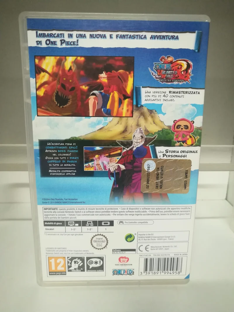 ONE PIECE : UNLIMITED WORLD RED- DELUXE EDITION NINTENDO SWITCH (usato garantito)