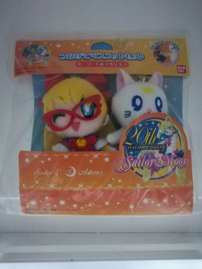 PELUCHE SAILOR MOON -SAILOR V e ARTEMIS (ORIGINALE)(10 CM)