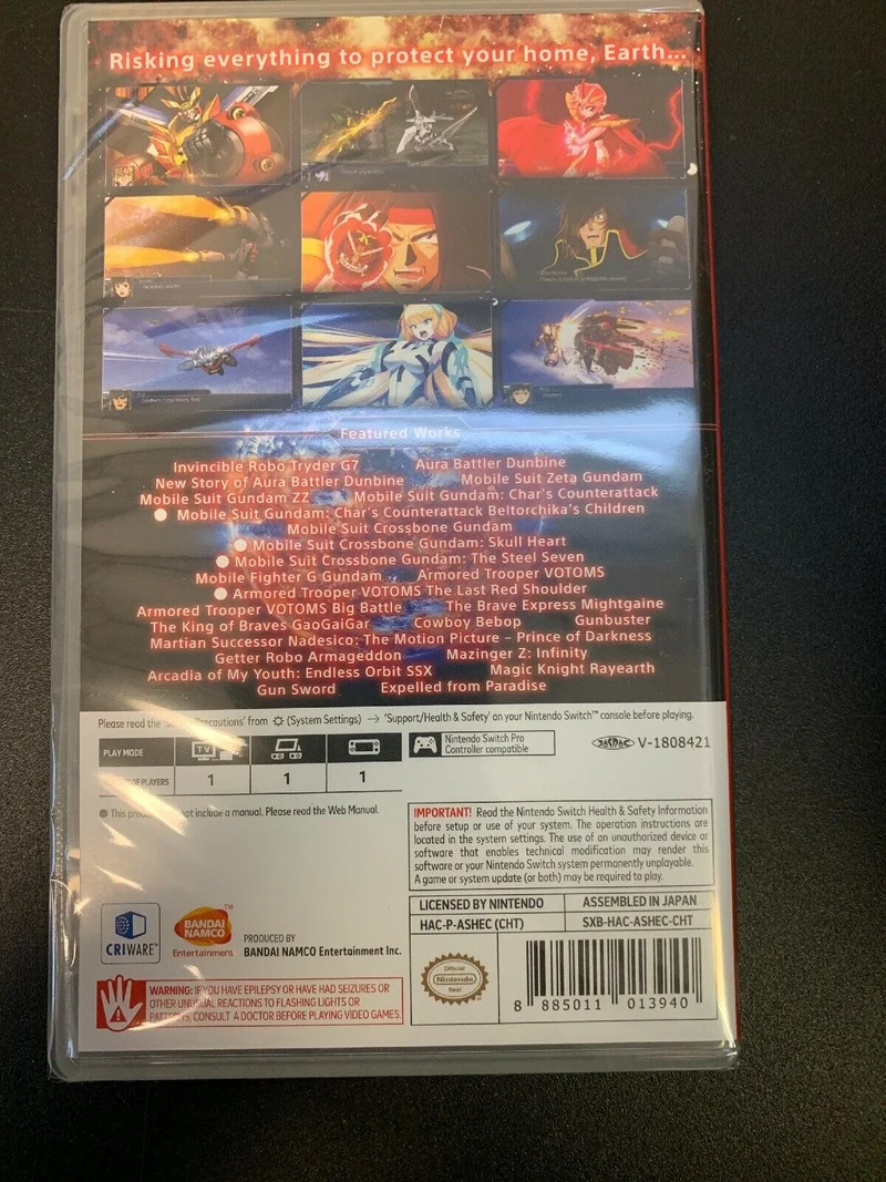 Super Robot Wars T Nintendo Switch Edizione Asiatica [Sottotitoli in Inglese]