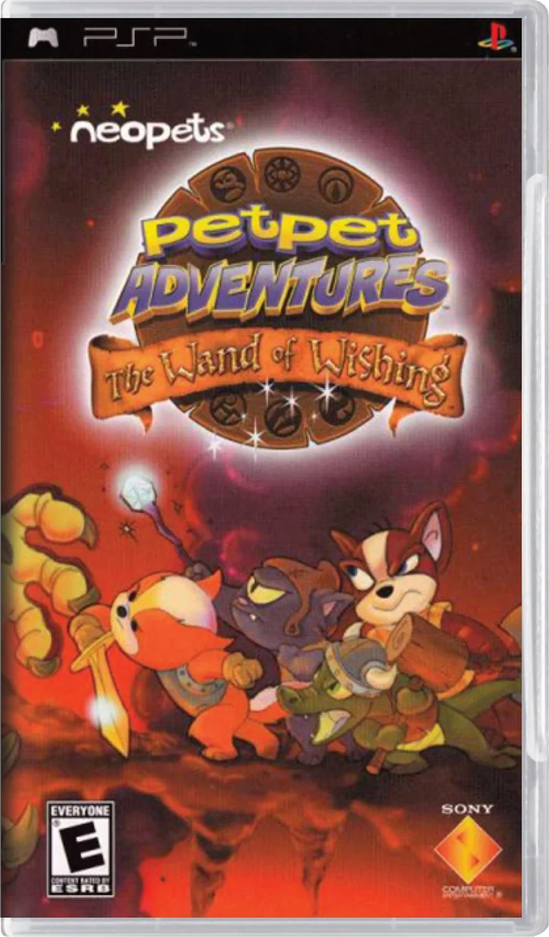 Neopets Petpet Adventures The Wand of Wishing - Sony PSP
