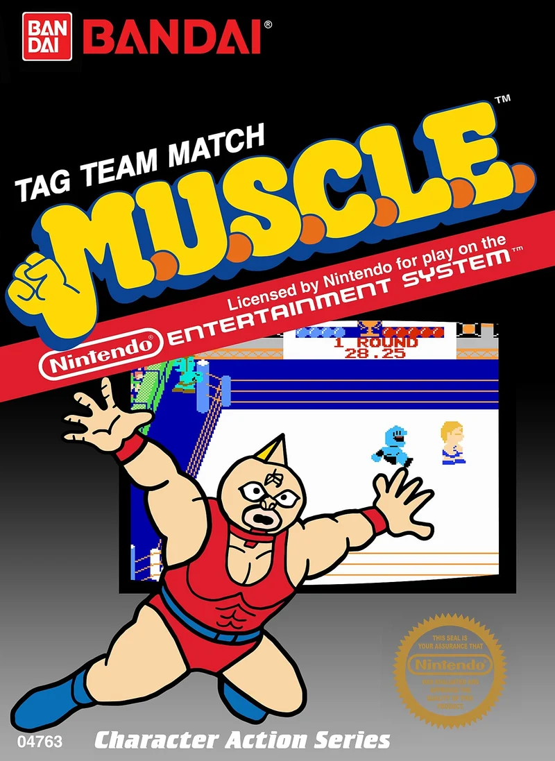 Tag Team Match MUSCLE - Nintendo NES